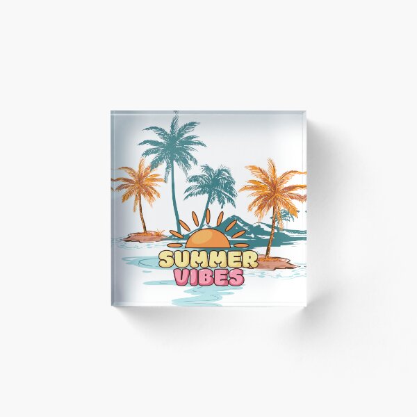 Item preview, Retro Summer Vibes Tropical Palm Trees Sunset designed and sold by Doodle_Craze.
