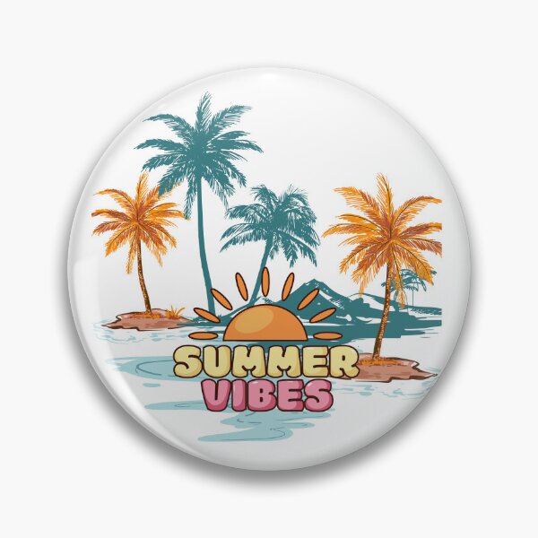 Item preview, Retro Summer Vibes Tropical Palm Trees Sunset designed and sold by Doodle_Craze.