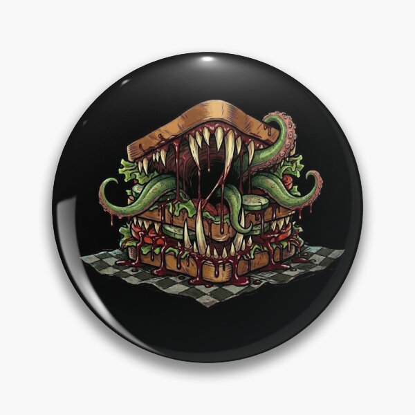 Item preview, Creepy Veggie Sandwich — Tentacle Monster Sandwich Horror Cartoon designed and sold by David Mateo ArtWorks.