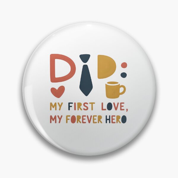 Item preview, My First Love, My Forever Hero designed and sold by nimmitrends.