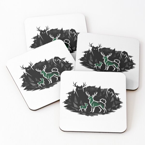 Item preview, Mythical Forest Spirits Geometric Art designed and sold by tineldesign.