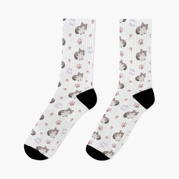 Item preview, Kawaii Cat Paw Pastel Seamless Pattern Design designed and sold by NadDot.