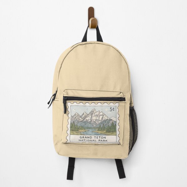 Item preview, Grand Teton National Park Stamp designed and sold by Aquabat25.