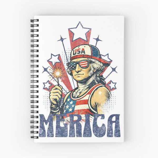 Item preview, George Washington 4th of July Merica designed and sold by Nacho Average Designs.