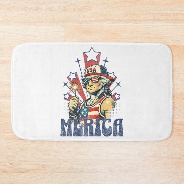 Item preview, George Washington 4th of July Merica designed and sold by Nacho Average Designs.