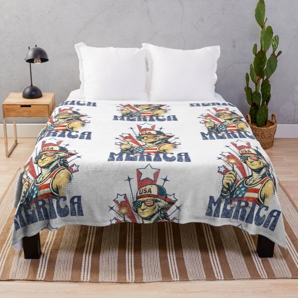 Item preview, George Washington 4th of July Merica designed and sold by Nacho Average Designs.