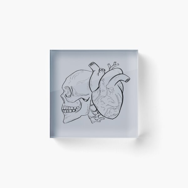 Item preview, Heart and Mind | Bold Ink Anatomy Illustration designed and sold by Combat the Apathy.