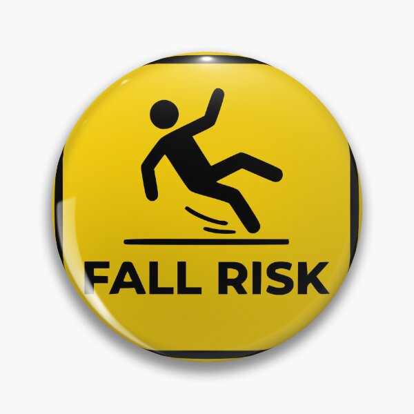 Item preview, Fall Risk Square Sign designed and sold by Imaginationbeyond.