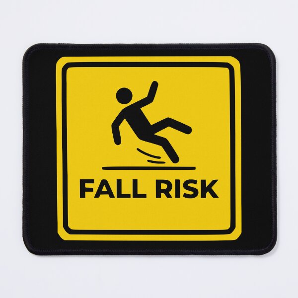 Item preview, Fall Risk Square Sign designed and sold by Imaginationbeyond.