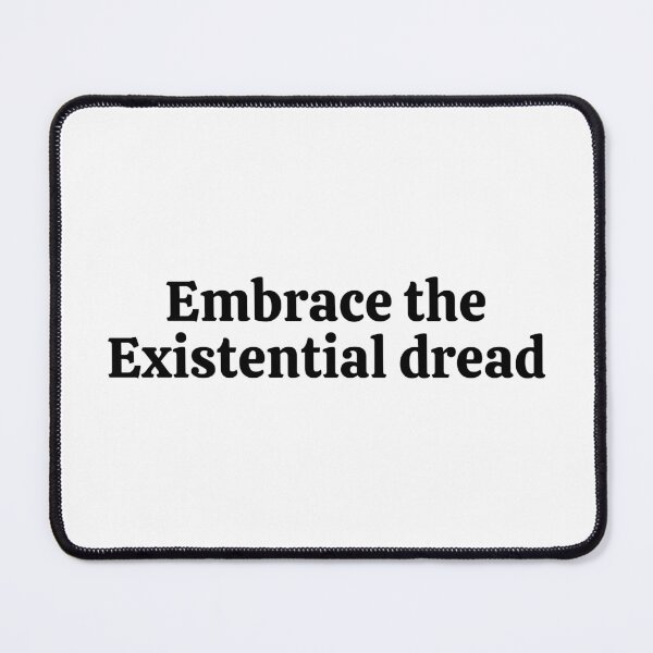 Item preview, Embrace the existential dread. Sticker designed and sold by rebel-store21.