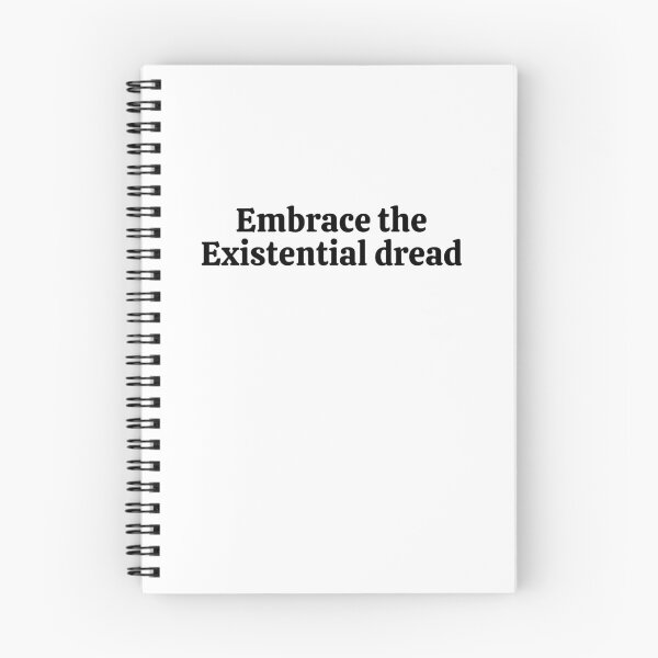 Item preview, Embrace the existential dread. Sticker designed and sold by rebel-store21.
