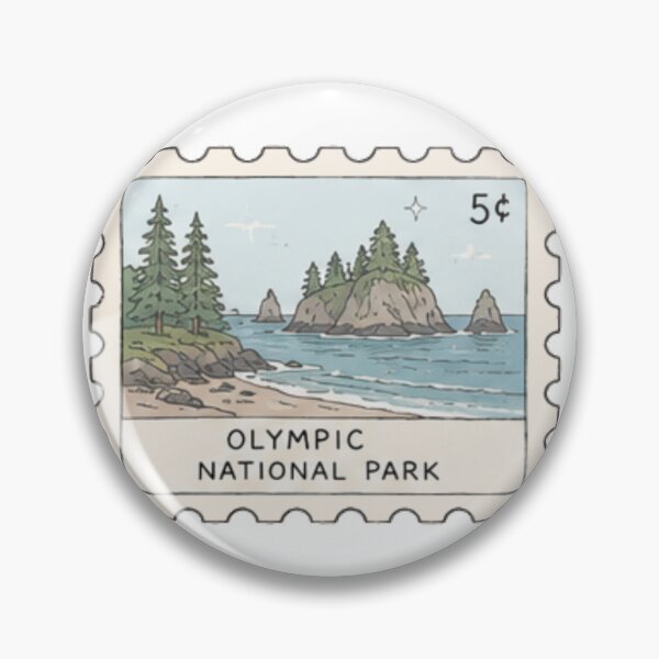 Item preview, Olympic National Park Stamp designed and sold by Aquabat25.
