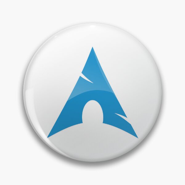 Item preview, Arch Linux Logo Sticker – Minimal Open Source Decal designed and sold by PenguinPowered.
