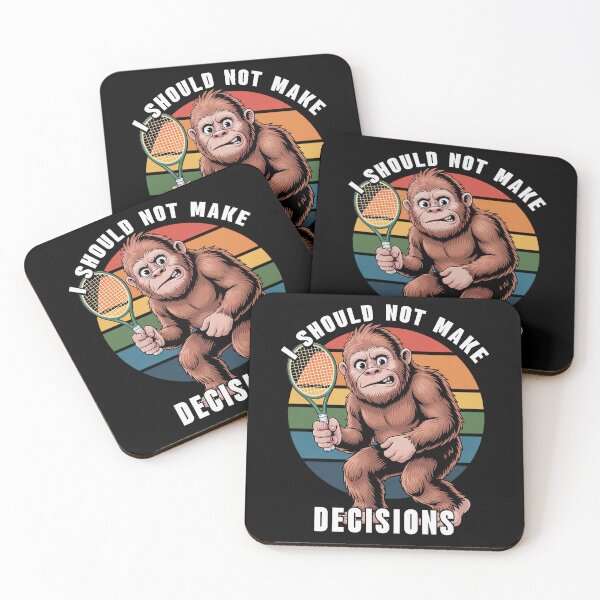 Item preview, I Should Not Make Decisions Funny Tennis Lover Gift designed and sold by Say It With Ink.