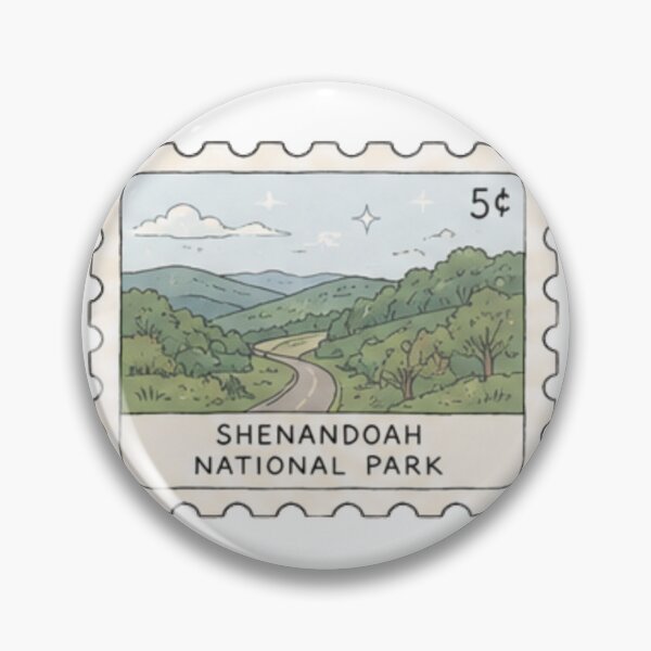 Item preview, Shenandoah National Park Stamp designed and sold by Aquabat25.