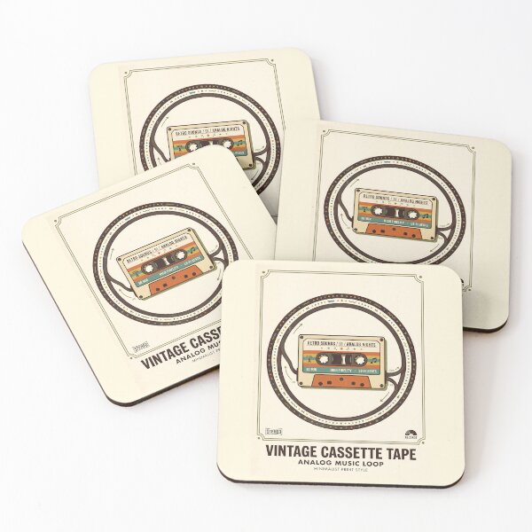 Item preview, Vintage Cassette Tape Analog Music Loop designed and sold by SplashTastic.