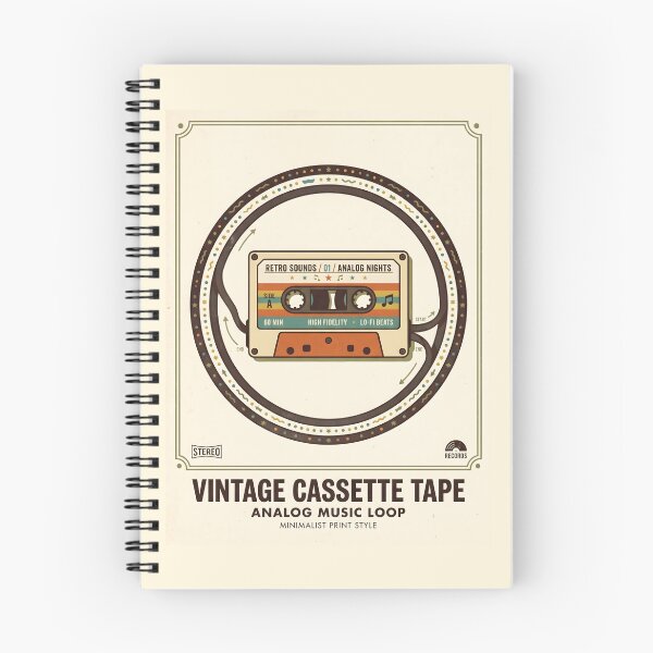 Item preview, Vintage Cassette Tape Analog Music Loop designed and sold by SplashTastic.
