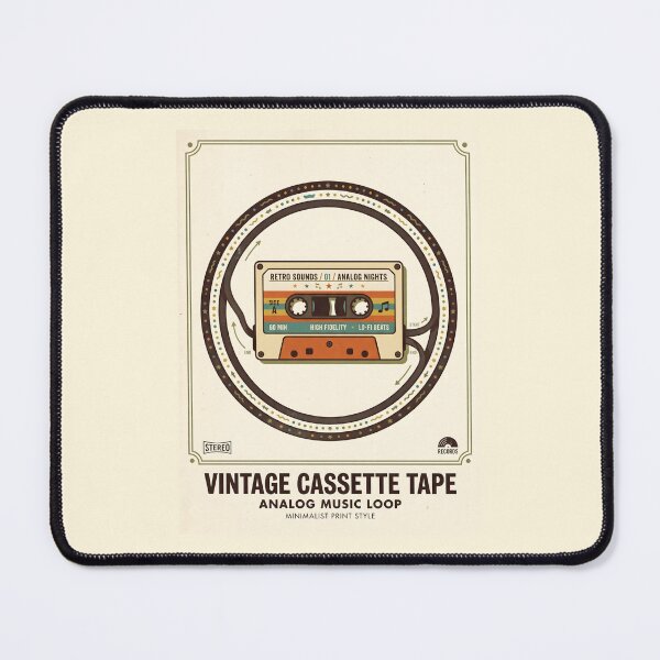 Item preview, Vintage Cassette Tape Analog Music Loop designed and sold by SplashTastic.