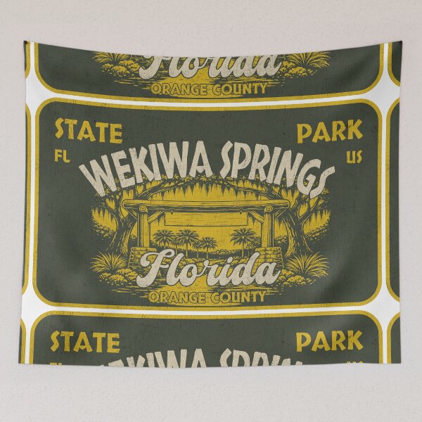 Item preview, Wekiwa Springs State Park, Orange County, Florida, badge design designed and sold by Wanderful-roads.