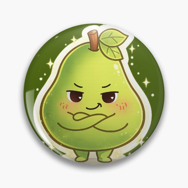 Item preview, Pearboo The Cute Moody Pear ? designed and sold by MoodPopz Studio.