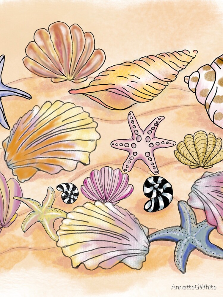 Thumbnail 4 of 4, iPhone Case, Sea Shell Collection designed and sold by AnnetteGWhite.