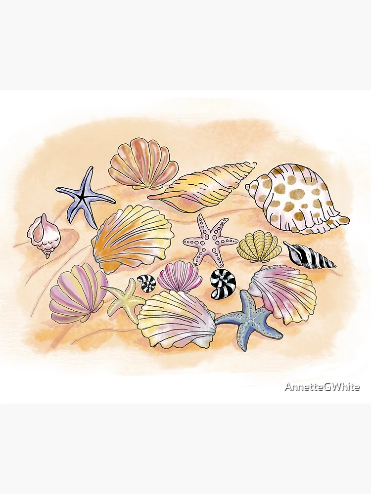 Thumbnail 5 of 5, Mouse Pad, Sea Shell Collection designed and sold by AnnetteGWhite.