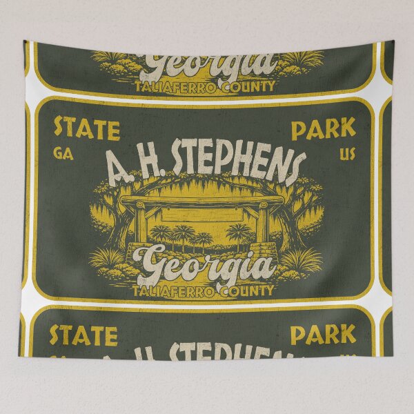 Item preview, A. H. Stephens State Park, Taliaferro County, Georgia, badge design designed and sold by Wanderful-roads.