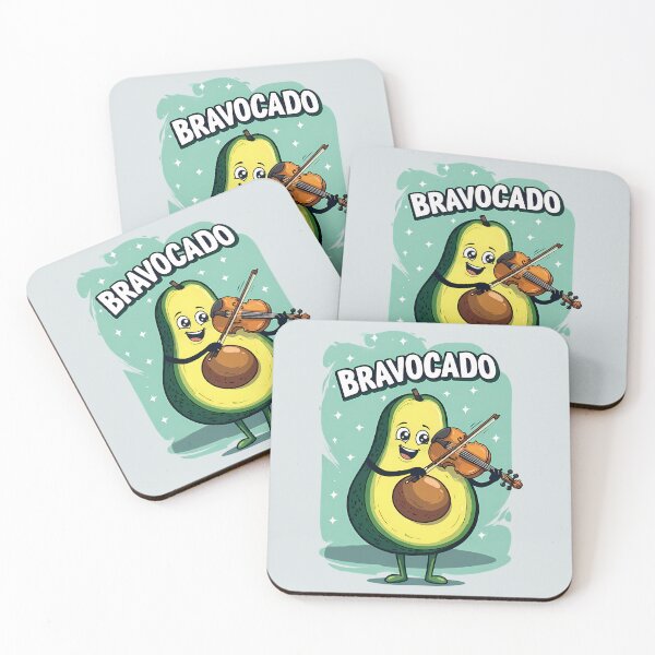 Item preview, Avocado and Violin - World Music Day designed and sold by Art-Arcade6.