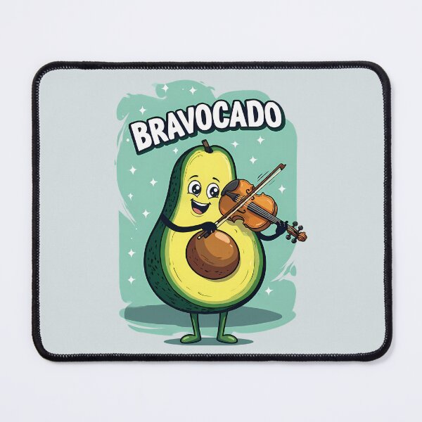Item preview, Avocado and Violin - World Music Day designed and sold by Art-Arcade6.
