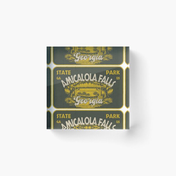 Item preview, Amicalola Falls State Park, Dawson County, Georgia, badge design designed and sold by Wanderful-roads.