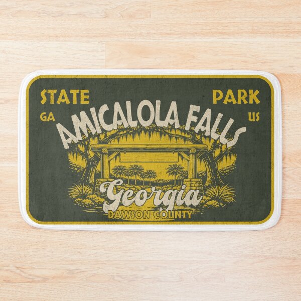 Item preview, Amicalola Falls State Park, Dawson County, Georgia, badge design designed and sold by Wanderful-roads.