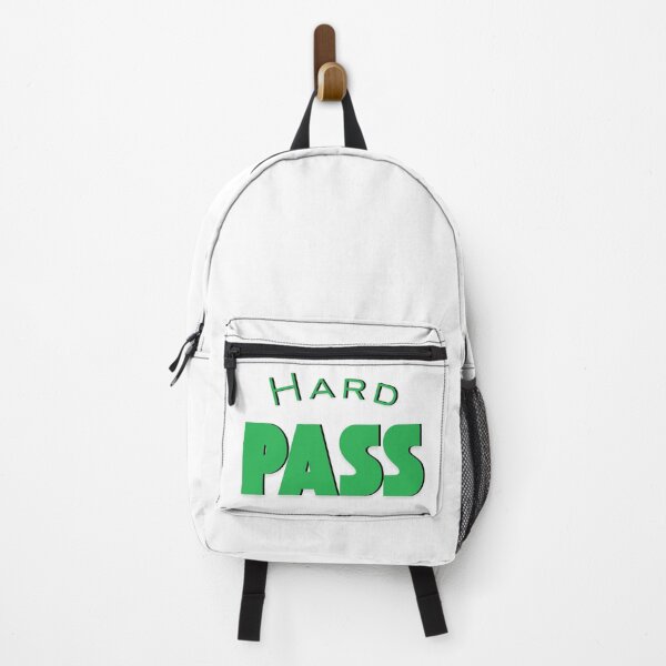 Item preview, Hard Pass Funny Sarcastic Quote Bold Green Text designed and sold by HelpmeImpooor.