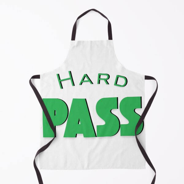 Item preview, Hard Pass Funny Sarcastic Quote Bold Green Text designed and sold by HelpmeImpooor.