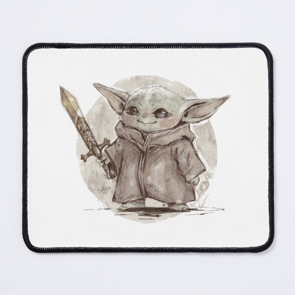 Item preview, BABY YODA WARRIOR SEPIA designed and sold by melyverso.