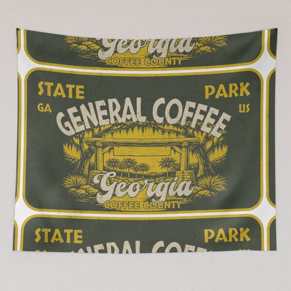Item preview, General Coffee State Park, Coffee County, Georgia, badge design designed and sold by Wanderful-roads.
