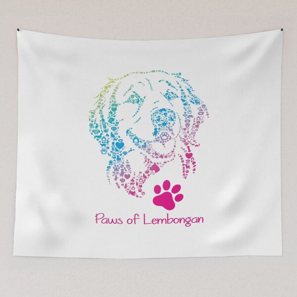 Item preview, PAWS of Lembongan - Animal Rescue Tee - Golden Retriever gradient designed and sold by maroosh2026.