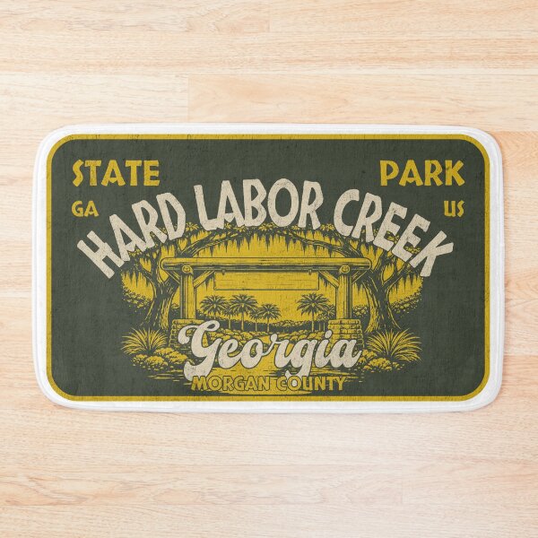 Item preview, Hard Labor Creek State Park, Morgan County, Georgia, badge design designed and sold by Wanderful-roads.