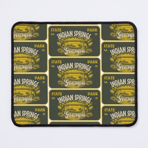 Item preview, Indian Springs State Park, Butts County, Georgia, badge design designed and sold by Wanderful-roads.