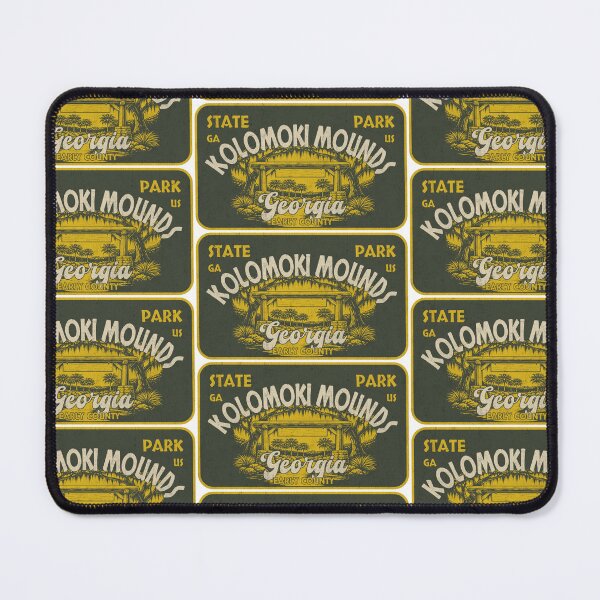 Item preview, Kolomoki Mounds State Park, Early County, Georgia, badge design designed and sold by Wanderful-roads.