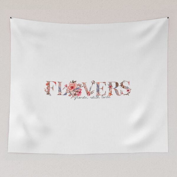 Item preview, Floral Letter Word Art Typography Design designed and sold by FAGMAVisuals.