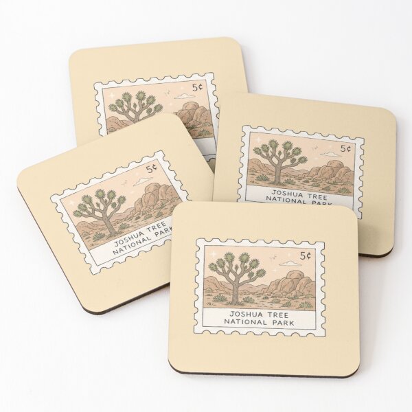 Item preview, Joshua Tree National Park Stamp designed and sold by Aquabat25.