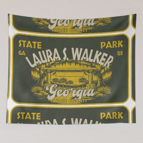 Item preview, Laura S. Walker State Park, Ware County, Georgia, badge design designed and sold by Wanderful-roads.