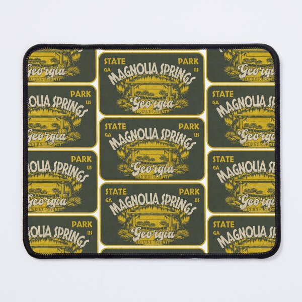 Item preview, Magnolia Springs State Park, Jenkins County, Georgia, badge design designed and sold by Wanderful-roads.