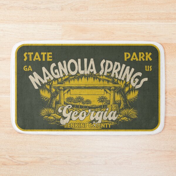 Item preview, Magnolia Springs State Park, Jenkins County, Georgia, badge design designed and sold by Wanderful-roads.