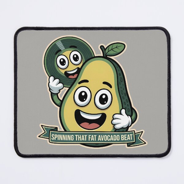 Item preview, Avocado and Vinyl – World Music Day designed and sold by Art-Arcade6.
