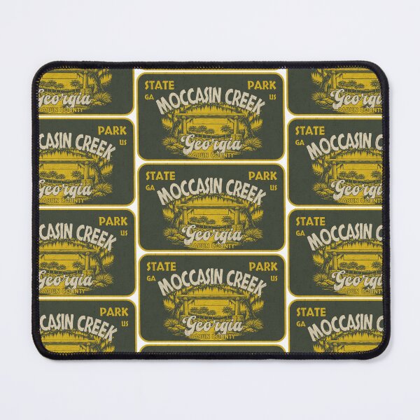 Item preview, Moccasin Creek State Park, Rabun County, Georgia, badge design designed and sold by Wanderful-roads.