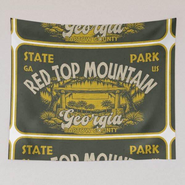 Item preview, Red Top Mountain State Park, Bartow County, Georgia, badge design designed and sold by Wanderful-roads.