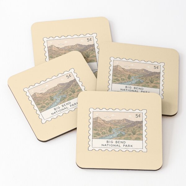 Item preview, Big Bend National Park Stamp designed and sold by Aquabat25.