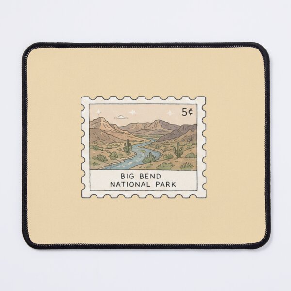Item preview, Big Bend National Park Stamp designed and sold by Aquabat25.