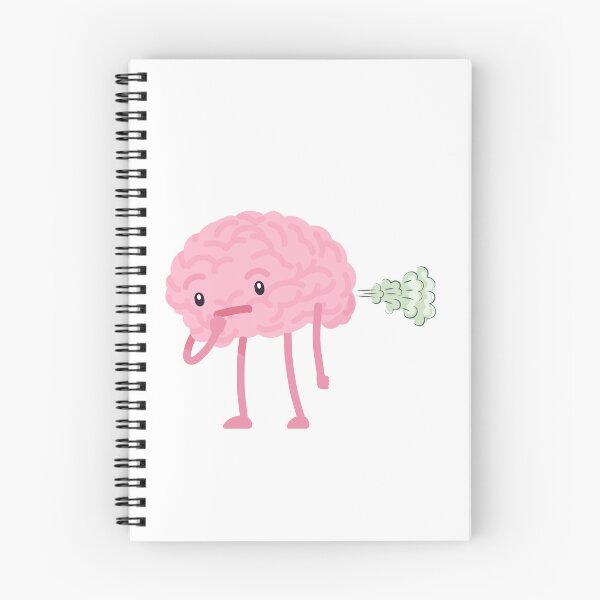 Item preview, Funny Brain Fart Cute Pink Brain Sticker designed and sold by HelpmeImpooor.